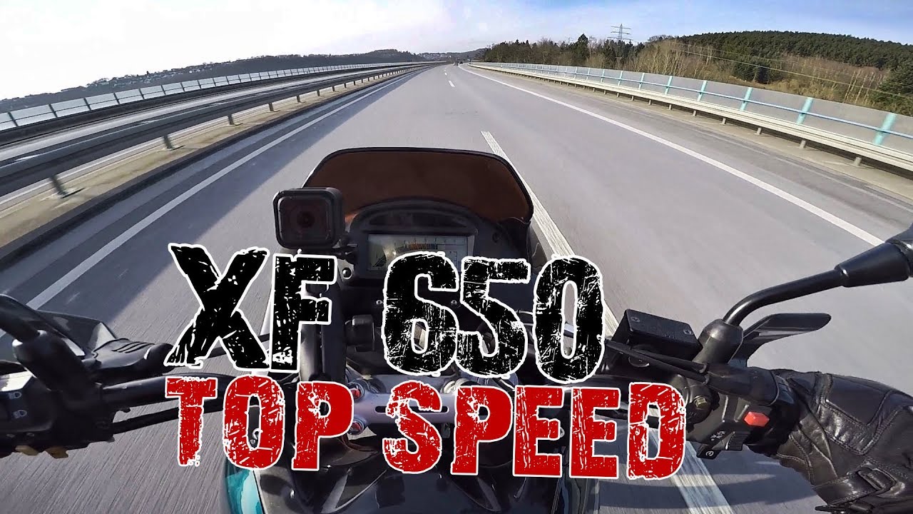 XF 650 Freewind - Top Speed Autobahn | #RAV 145