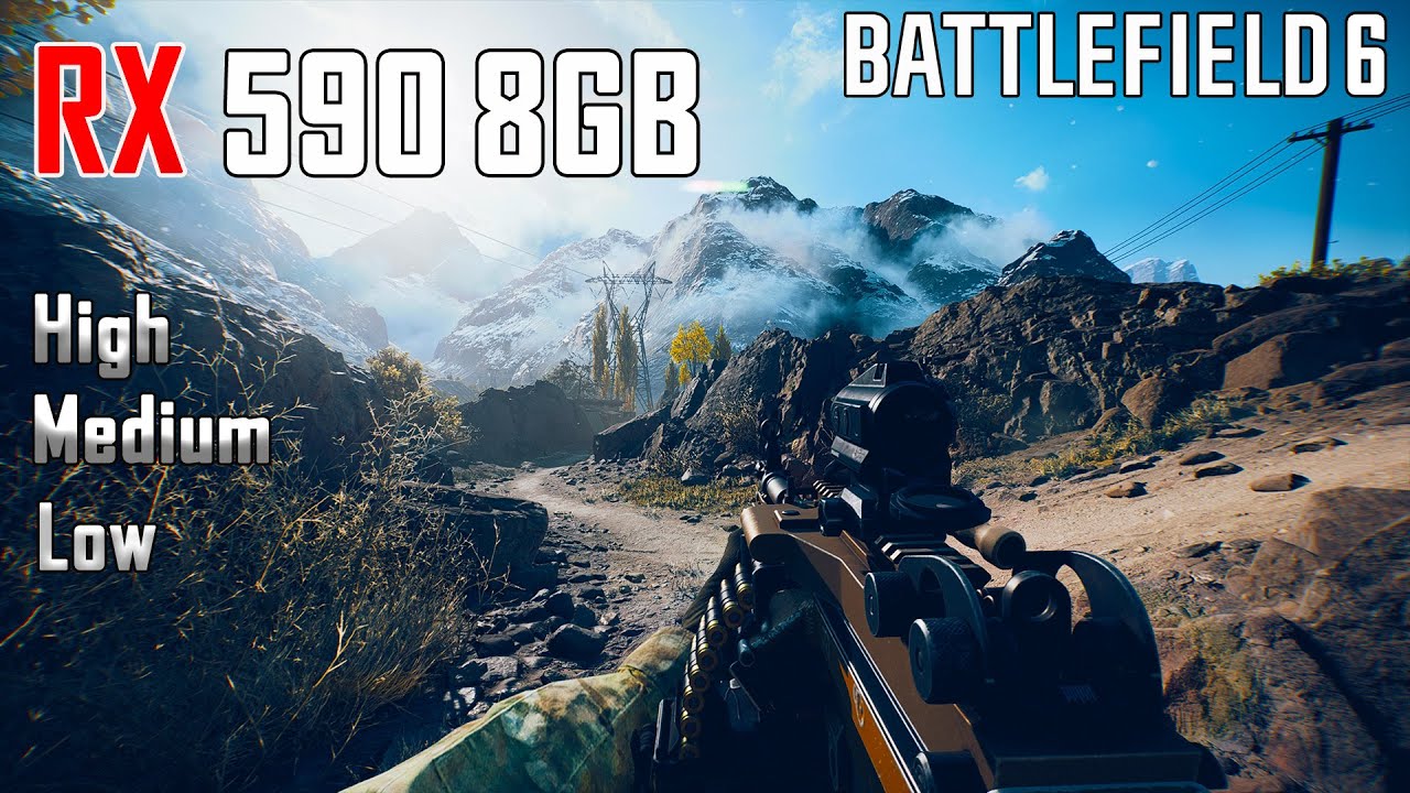 Battlefield 6 Open Beta  | RX 590 8GB GME | 1080p All Settings