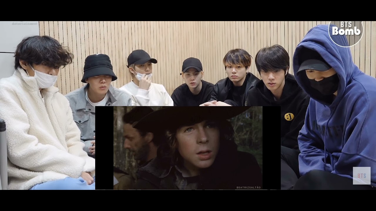 bts react to dynasty TWD carl and rick ( fanmade)
