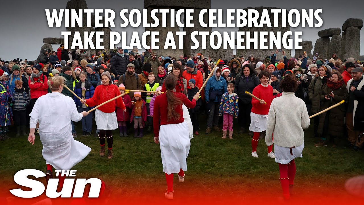 Winter solstice celebrations take place at Stonehenge