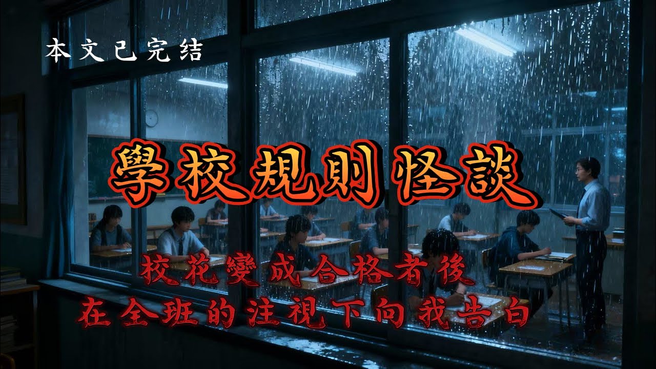 十天後才能離開學校？🤯 但真相是…#小说推文 #小说推荐 #小说 #规则怪谈 #规则 #故事分享 #故事 #故事頻道