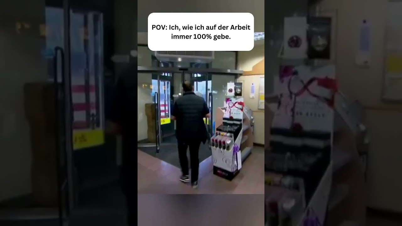 Ich gebe 100% auf der Arbeit, selbst bei ad hoc Aufgaben.