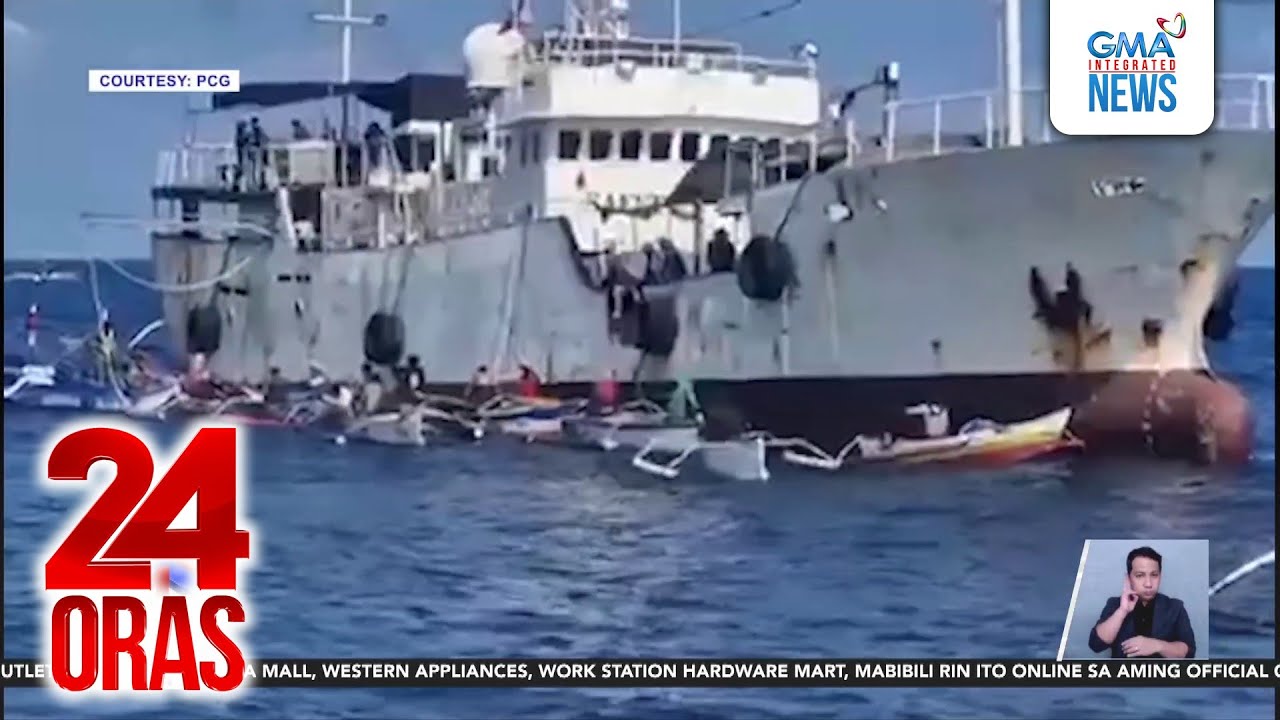 Chinese ships harass Filipinos near Bajo de Masinloc anew | 24 Oras