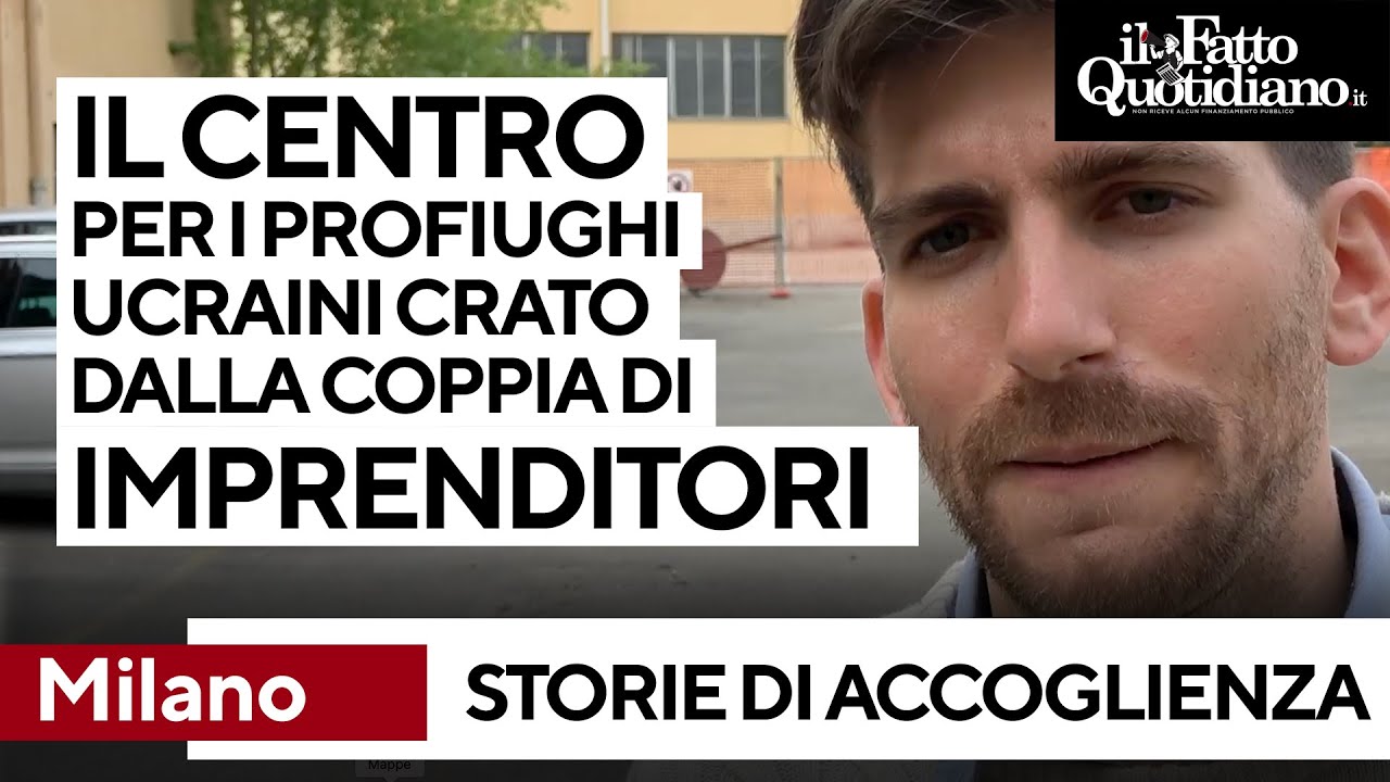 Milano, lui italiano, lei russa: insieme hanno realizzato un centro per i rifugiati ucraini