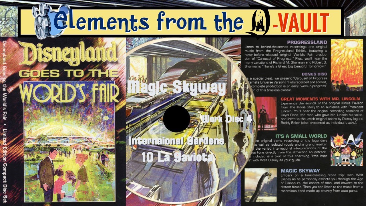 DL GOES TO THE WORLD'S FAIR WorkDisc 4 THE MAGIC SKYWAY Track 10 "La Gaviota"