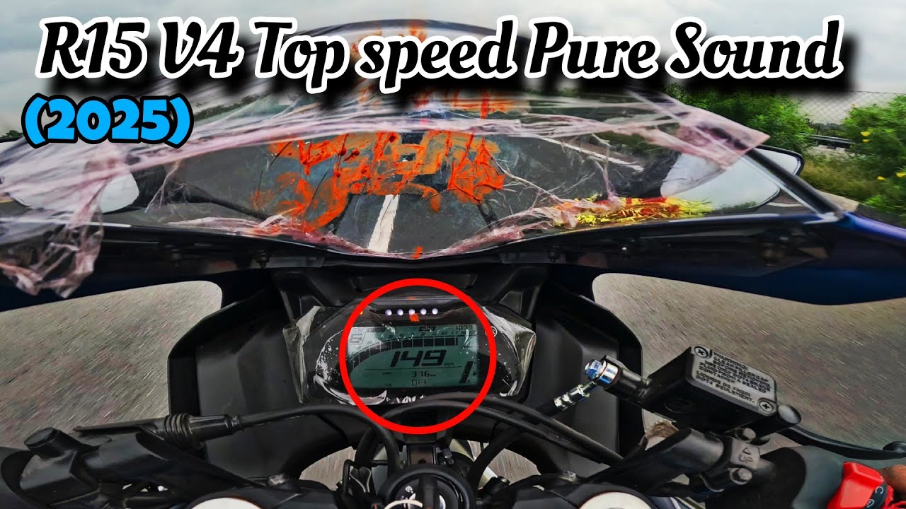 (2025) New R15 V4 WHITE PEARL TOP SPEED PURE SOUND !! 