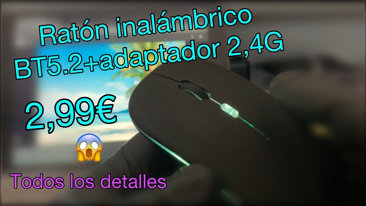 2,99€ por este ratón inalámbrico,es una locura!!! 🤯🤯🤯🤯🤯