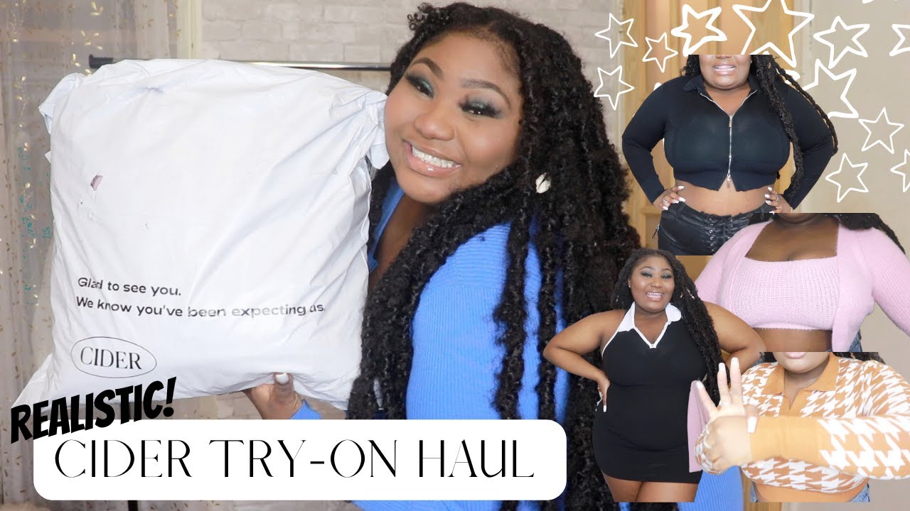 IS CIDER WORTH IT ?! *realistic*PLUS SIZE TRY-ON HAUL| SHOPCIDER