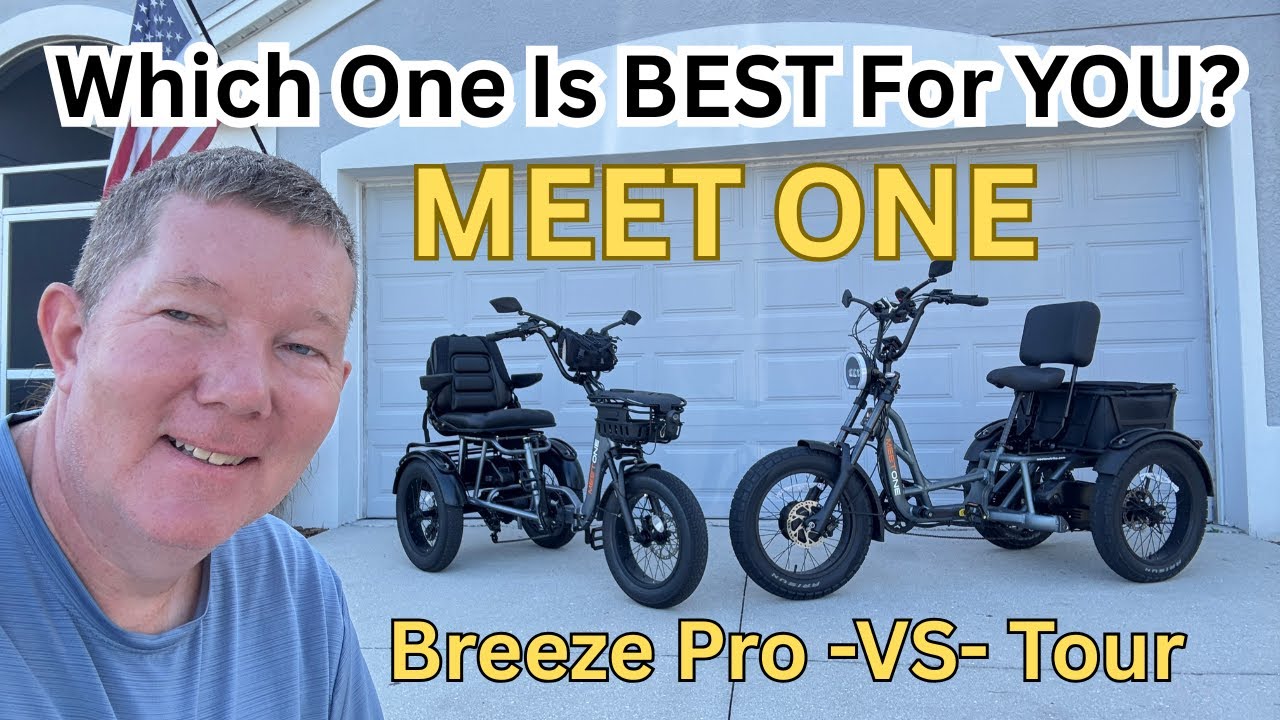 MIND-BLOWING eTrikes Comparison Tour VS Breeze Pro