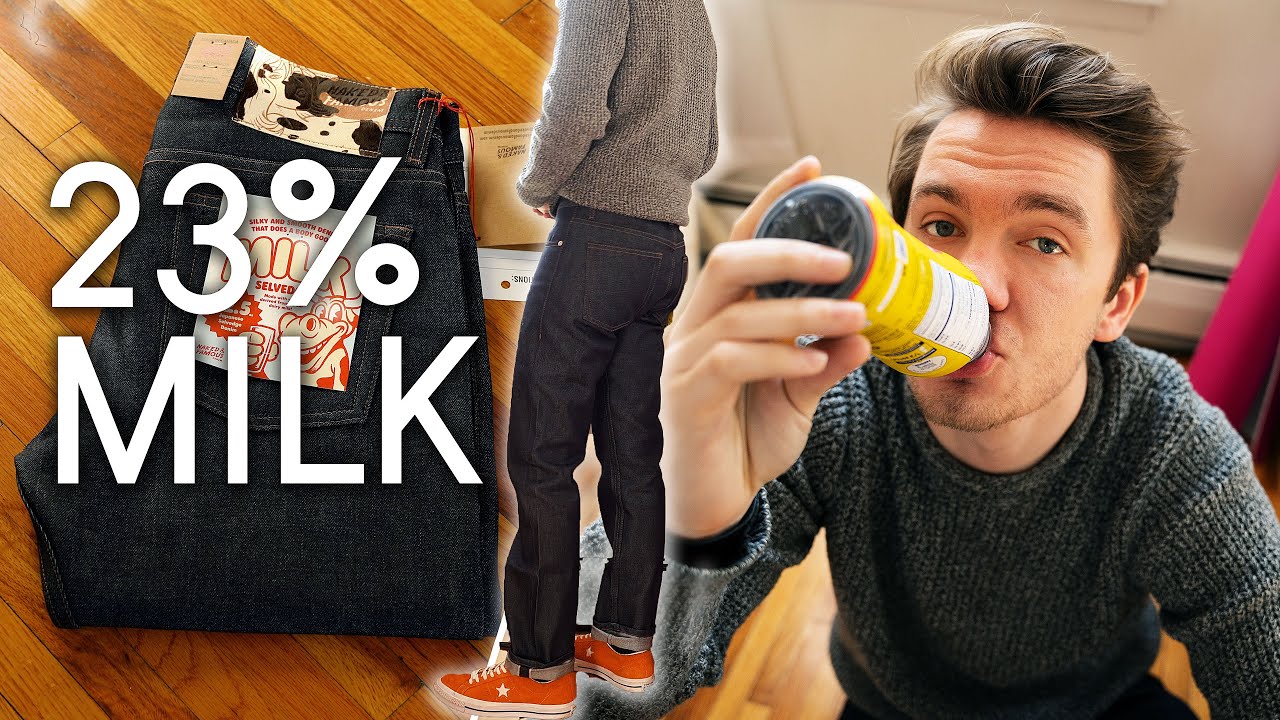 Jeans Made of 23% Milk! (Raw Denim/Japanese Selvedge)