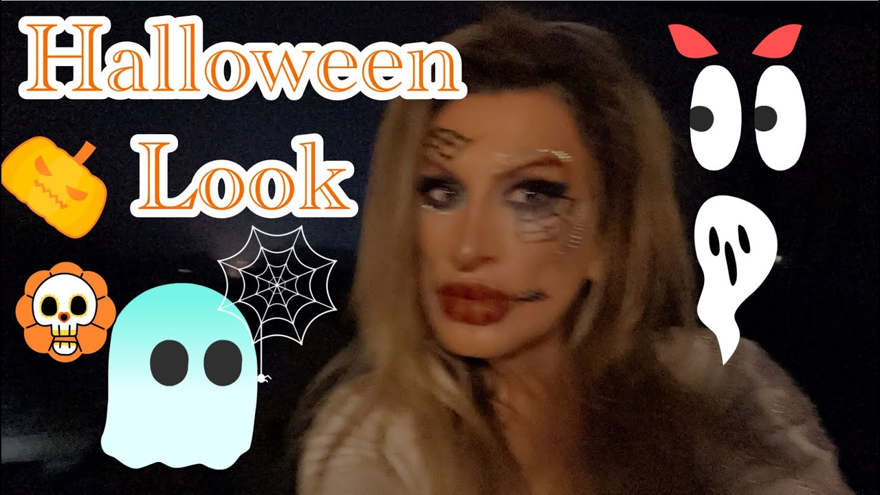 HELLOWEEN SPECIAL | Helloweenlook 2024 - Creepyglam #makeup  |  +GEWINNSPIEL Gina Juicy #helloween