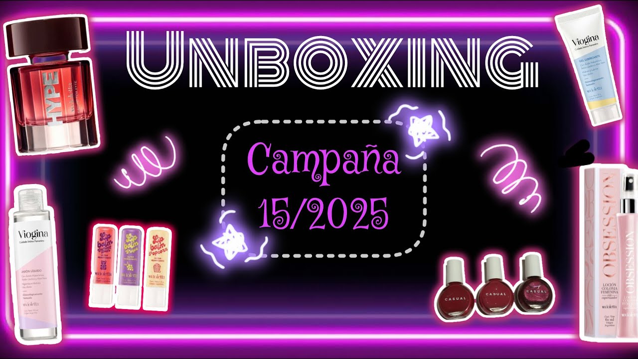 UNBOXING de Violetta Cosmeticos Campaña 15/2025 + Demos. Abriendo cajas + Repaso revista.  #fypシ