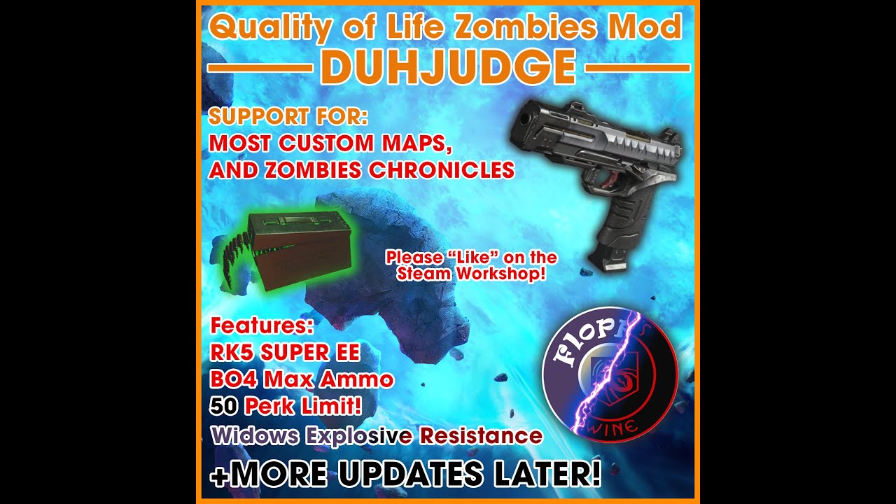 Quality of Life Zombies Mod by DuhJudge - Mod Trailer - Black Ops 3 Custom Zombies