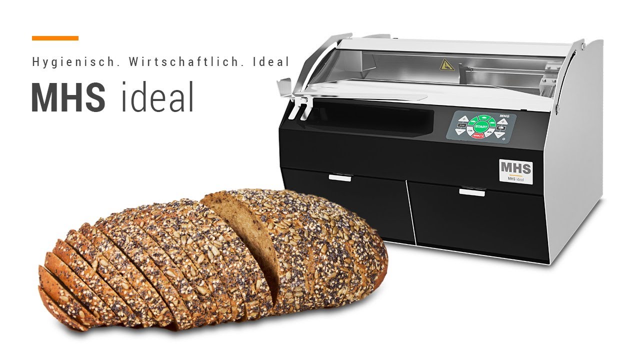 MHS ideal - Hygienisch. Wirtschaftlich. Ideal // Brotschneidemaschine - Made in Germany