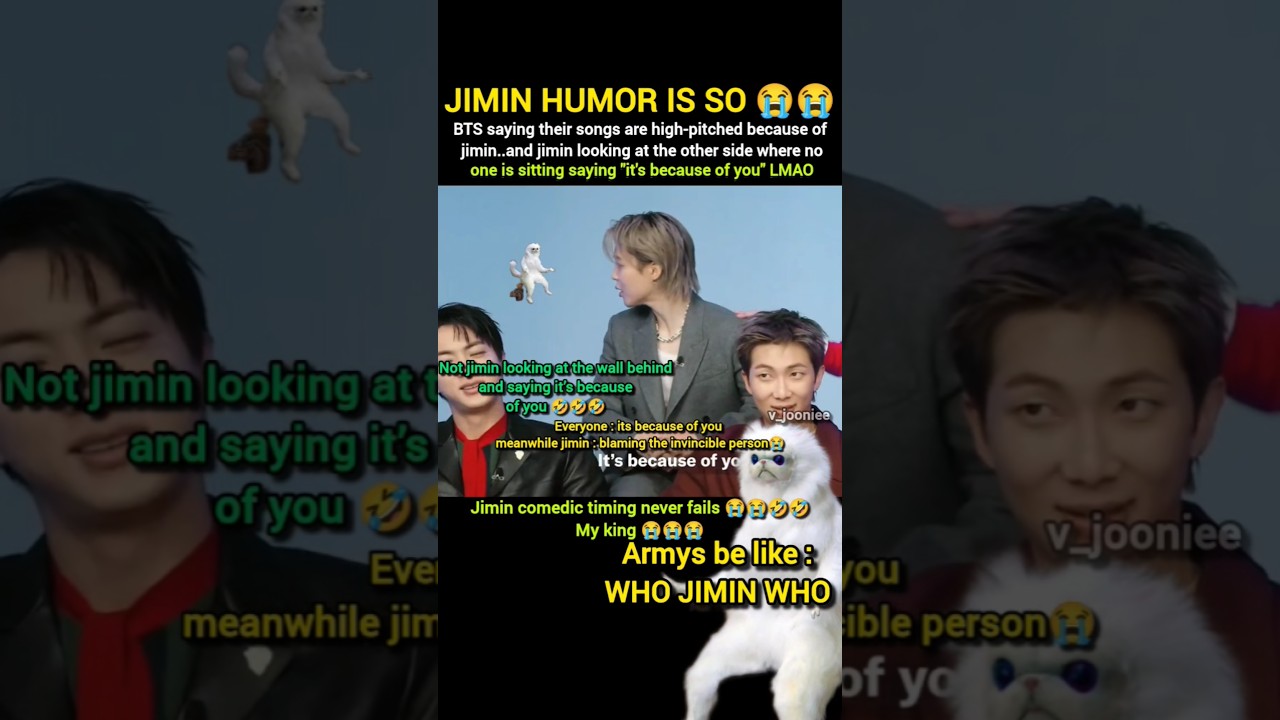 Jimin is so funny , he instantly blamed the invisible prsn #bts #jimin #shorts #youtubeshorts