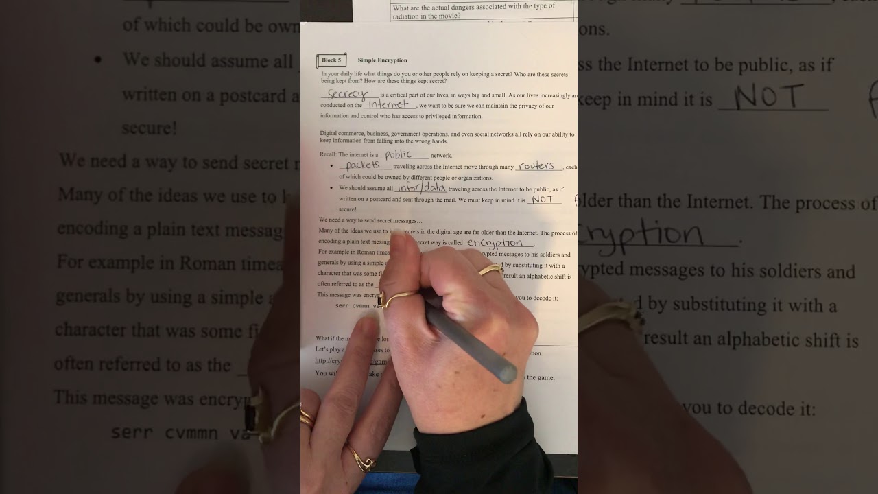 APCSP- Encryption