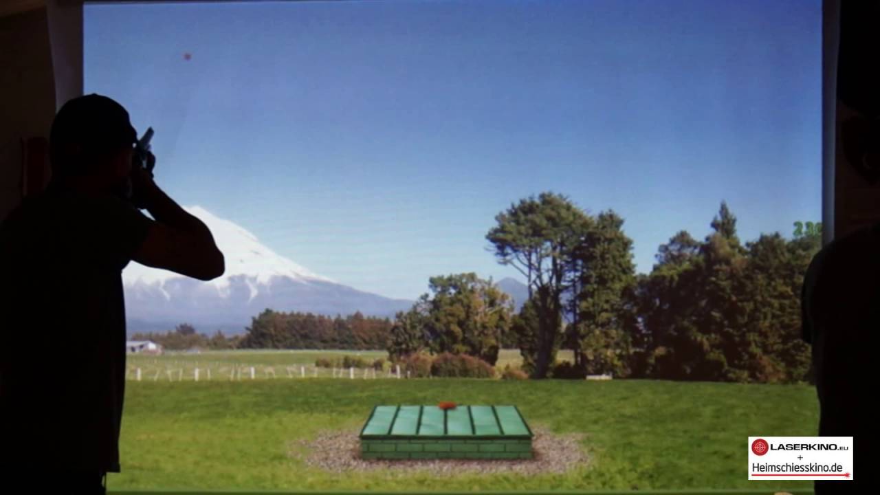Laser based Clay Shooting Simulator from Laserkino, Germany