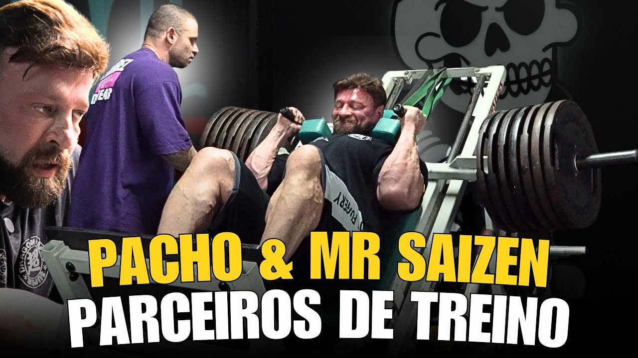 O Leg Day foi com o Mr. Saizen