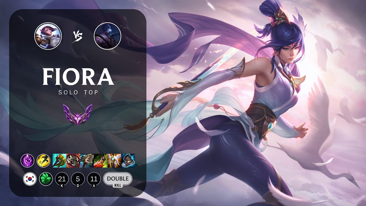 Fiora Top vs Jax - KR Master Patch 13.13