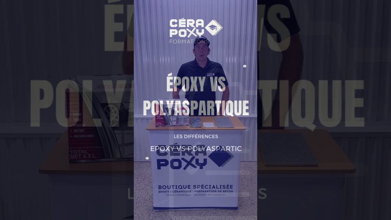 Epoxy 101 - Époxy vs polyaspartique : les différences Epoxy vs Polyaspartic the differences Cerapoxy