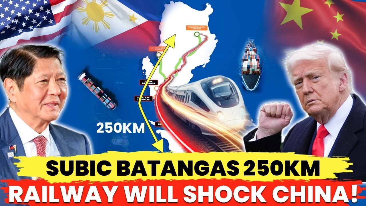 Subic to Batangas 250KM U.S.-Backed Railway Could Change Philippines Forever