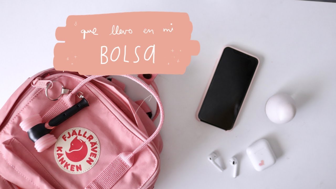 Que hay en mi bolsa // Fjallraven Kanken mini