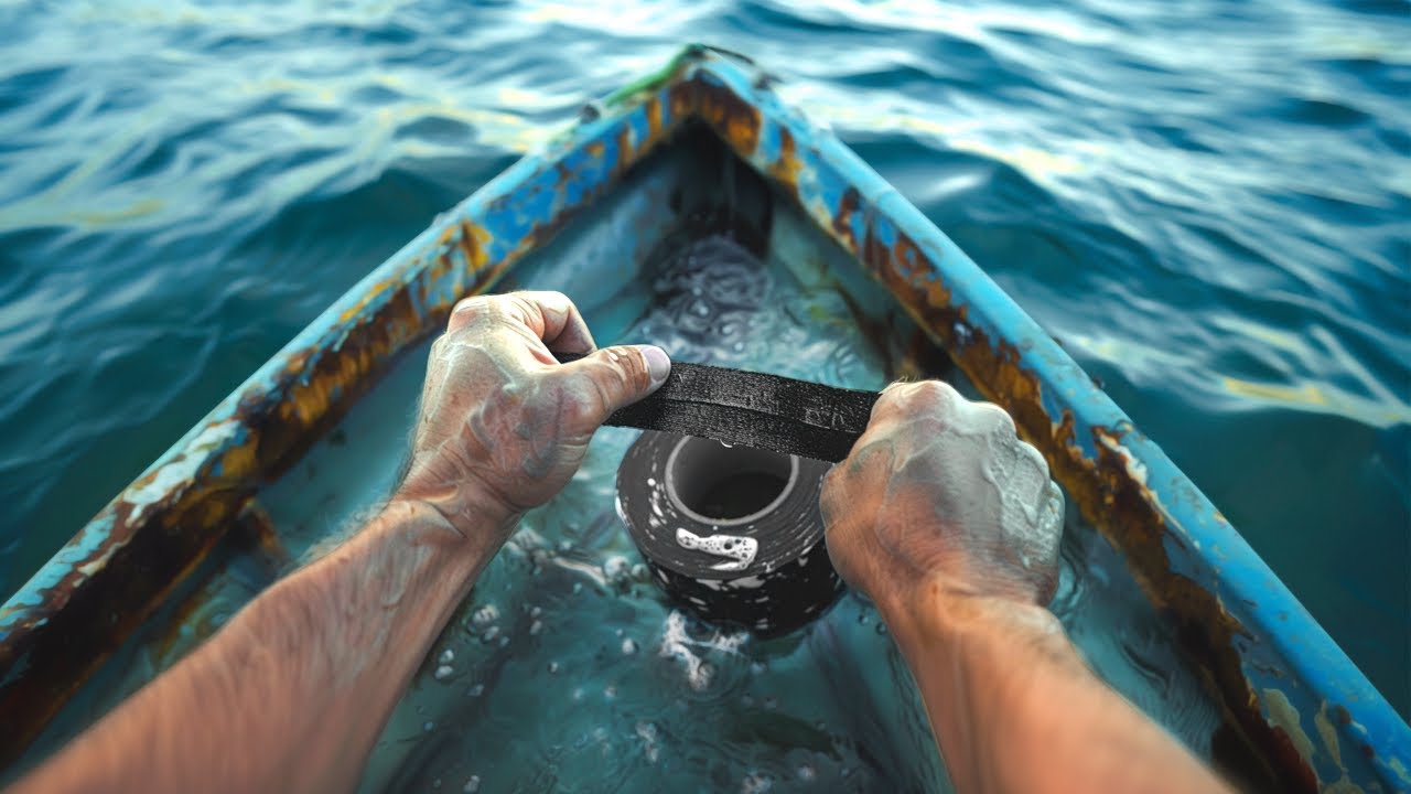 Zvládne Flex Tape opravdu zalepit potápějící se loď?