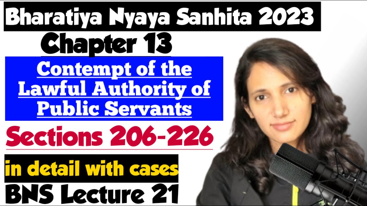 Chapter 13 of BNS | Sections 206 to 226 of BNS