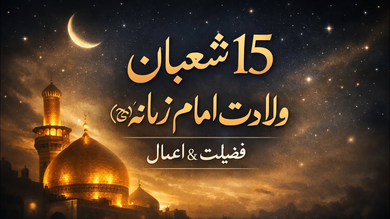 15 Shabaan ki Fazilat aur Amaal | Wiladat Imam Zamana (ajtf) | Shab-e-Baraat