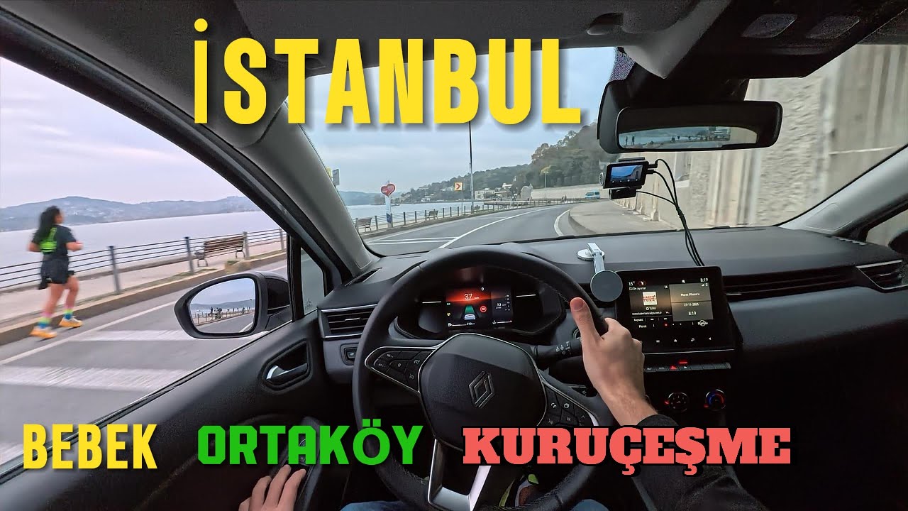 Driving on Istanbul&rsquo;s famous seaside 4K POV