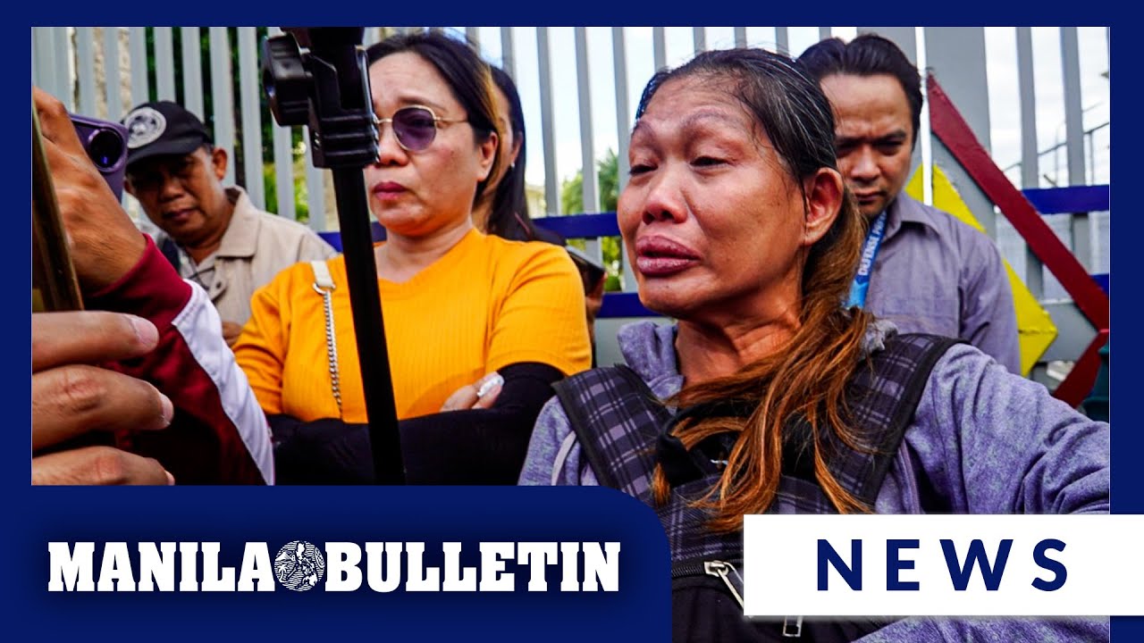Duterte supporter breaks down over former president’s arrest