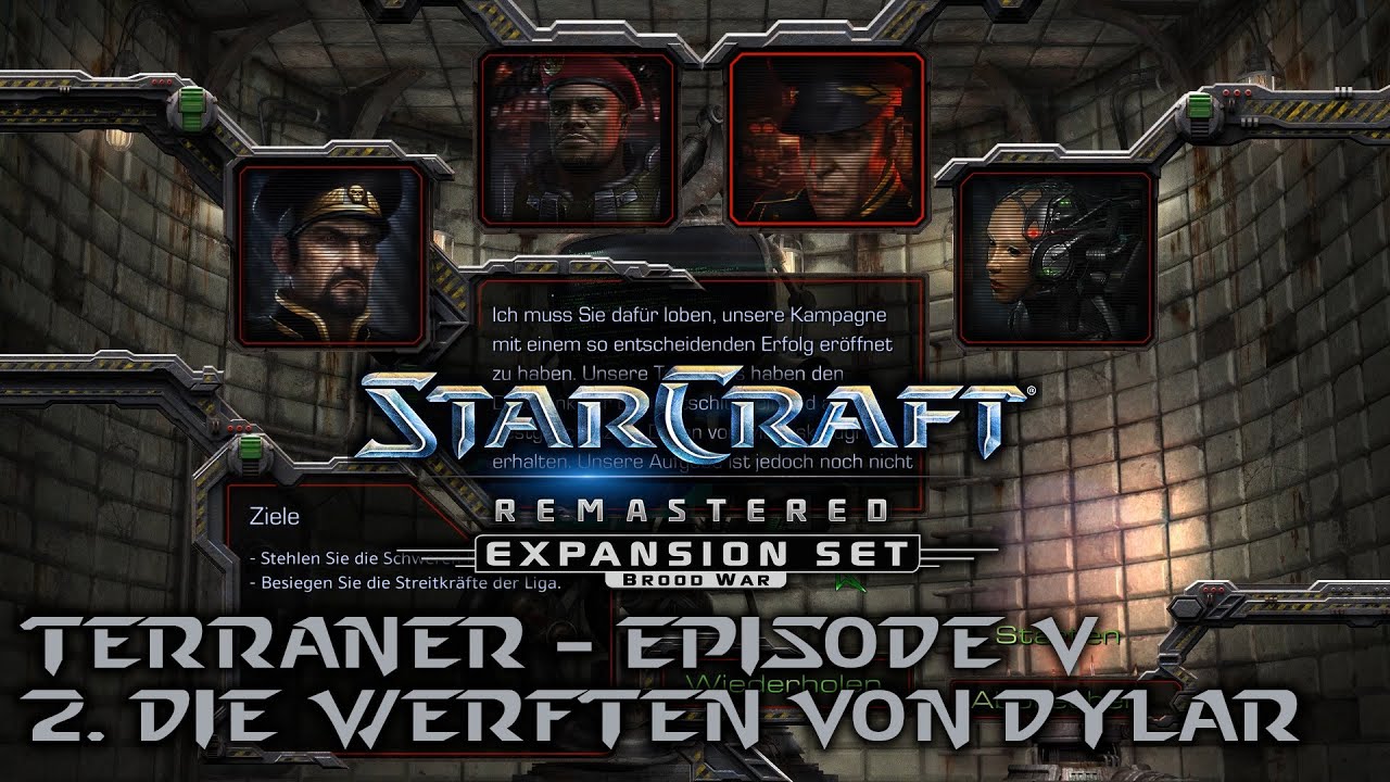 Max Plays: Starcraft - Brood War (Remastered) # Terraner - Episode V - 2. Die Werften von Dylar