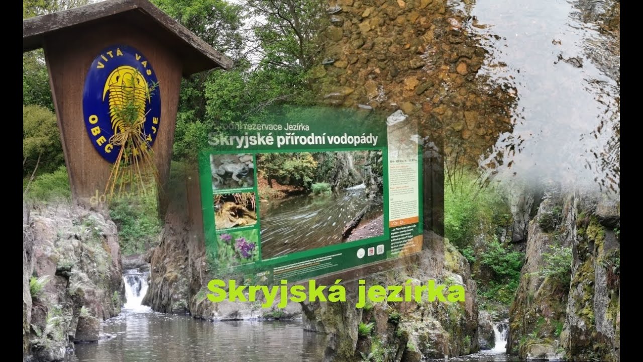 SKRYJSKÁ JEZÍRKA, cestou ze Skryj až k jezírkům a vodopádu