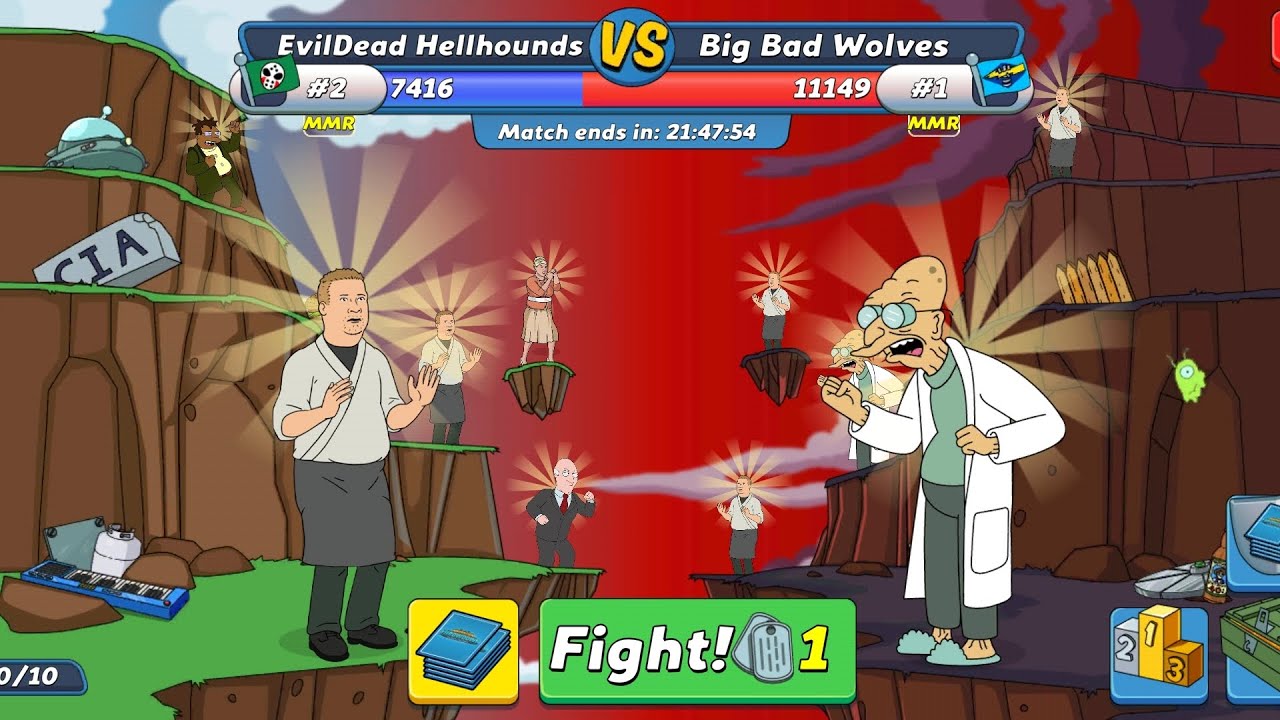 Animation Throwdown, Animal Rumble, EvilDead Hellhounds vs Big Bad Wolves 