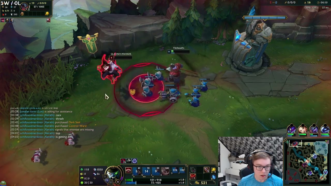 Thebausffs 1v1 against the SMARTEST PLAYER EUW