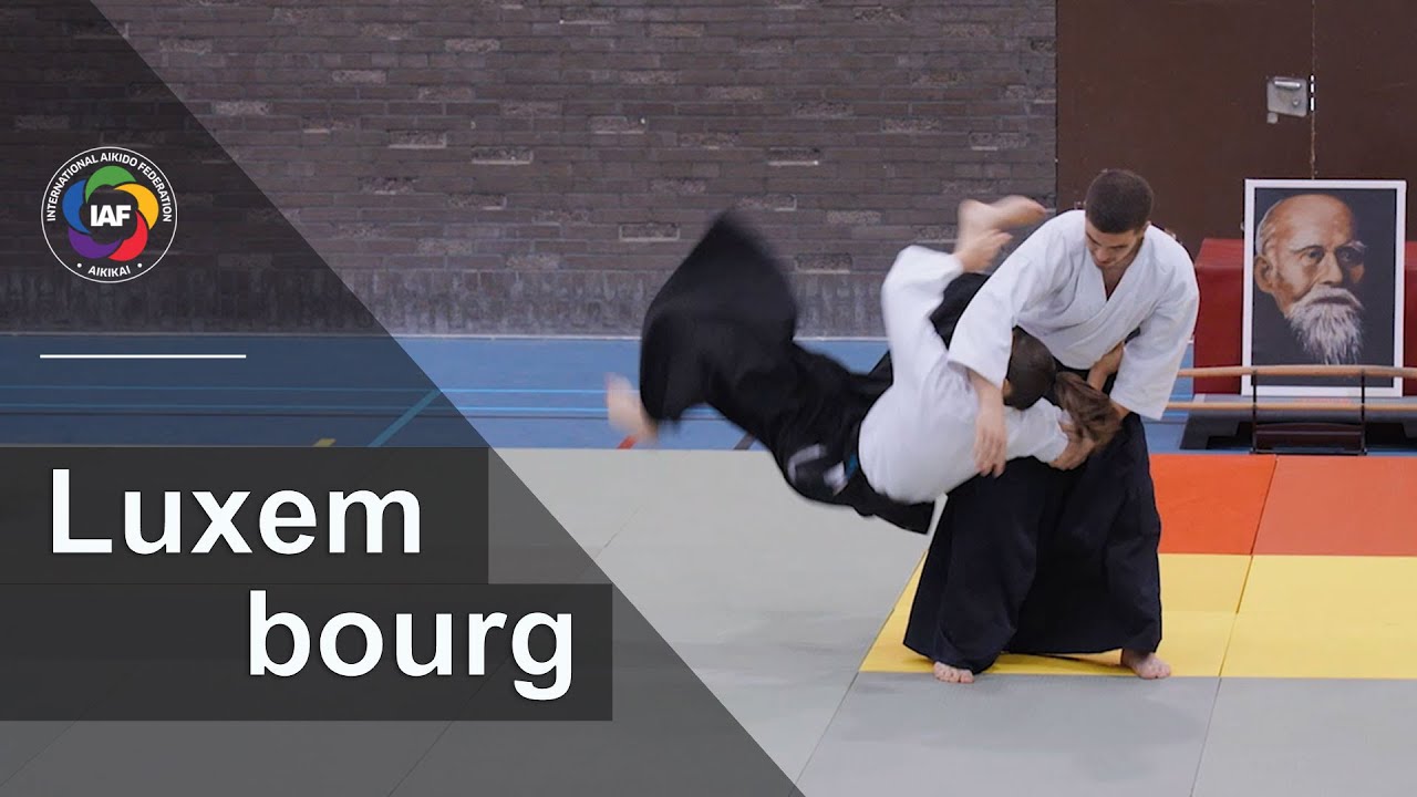 Luxembourg demo at Aikido Youth IAF Seminar