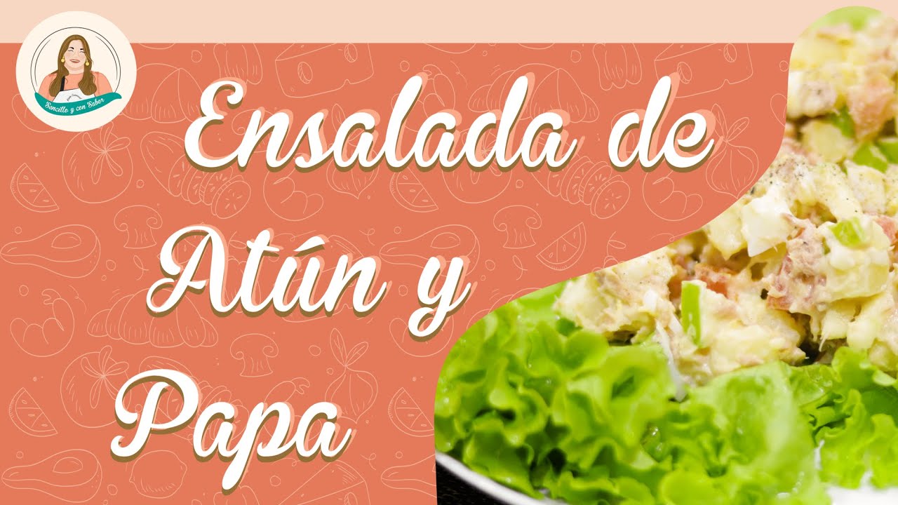 Ensalada de Atún y Papa | Ensalada Rápida y Sencilla