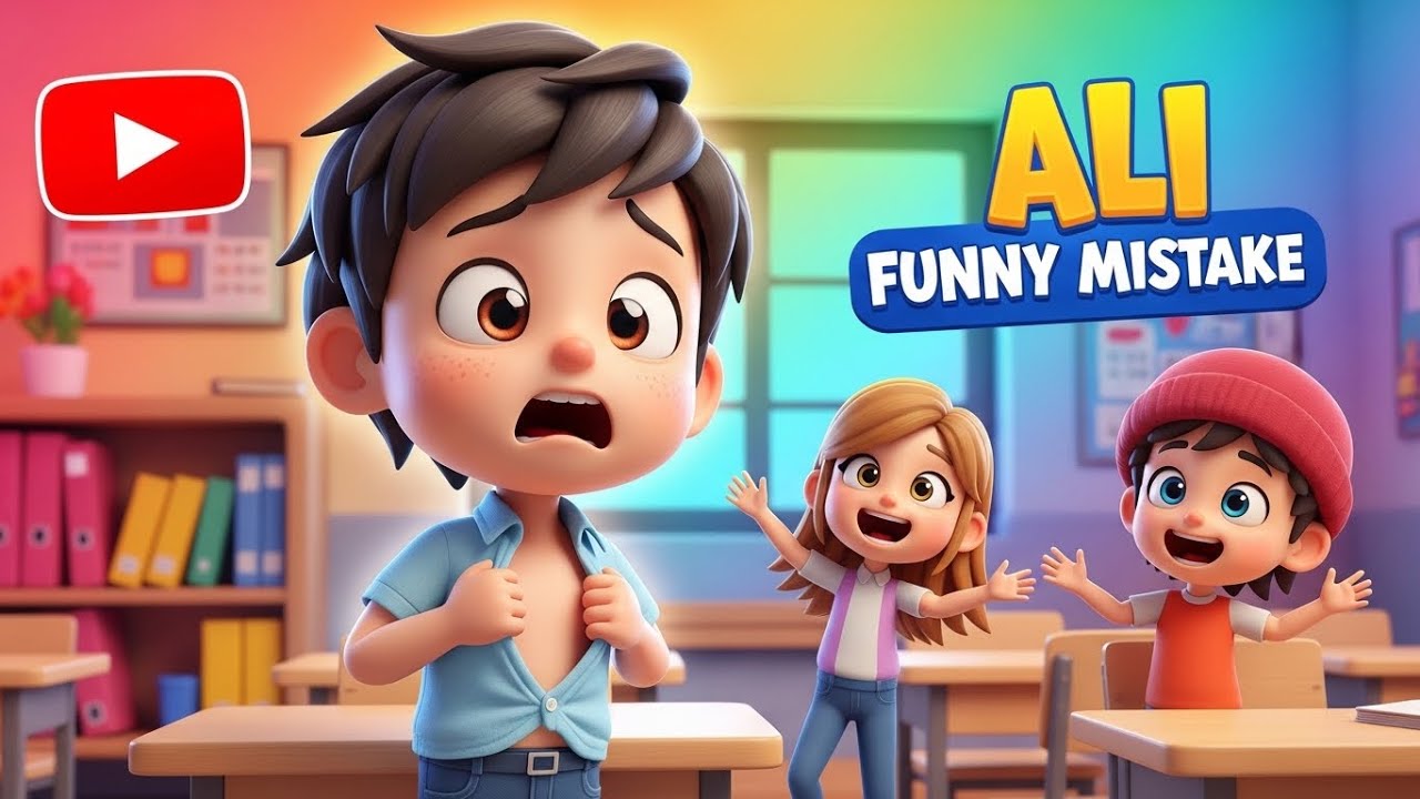 Ali’s Funny Mistake 😂 | Hilarious Kids Poem