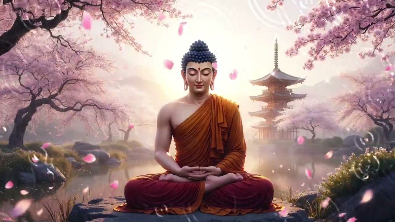 1 Hour Sakura Temple Zen: Deep Meditation Music for Inner Peace & Stress Relief🌸⛩️| Pure Zen Library
