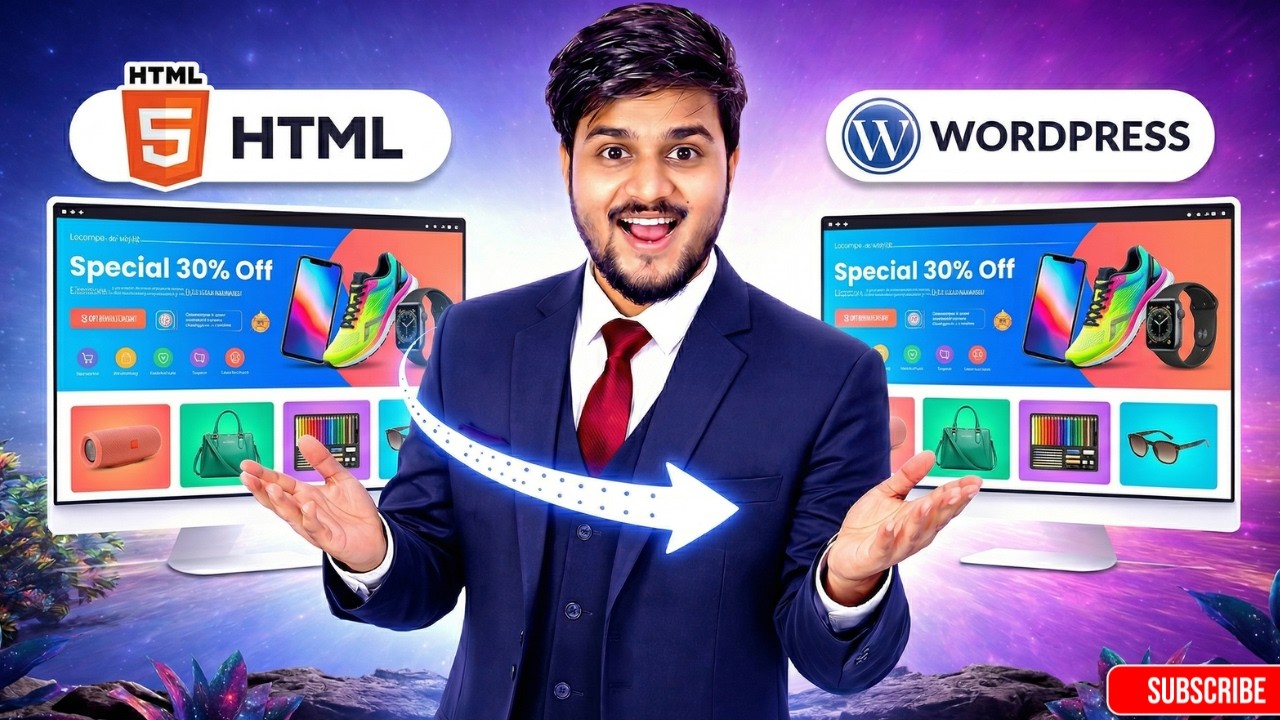 How to Convert HTML Website to Wordpress | 2026 Full Guide | NO CODE