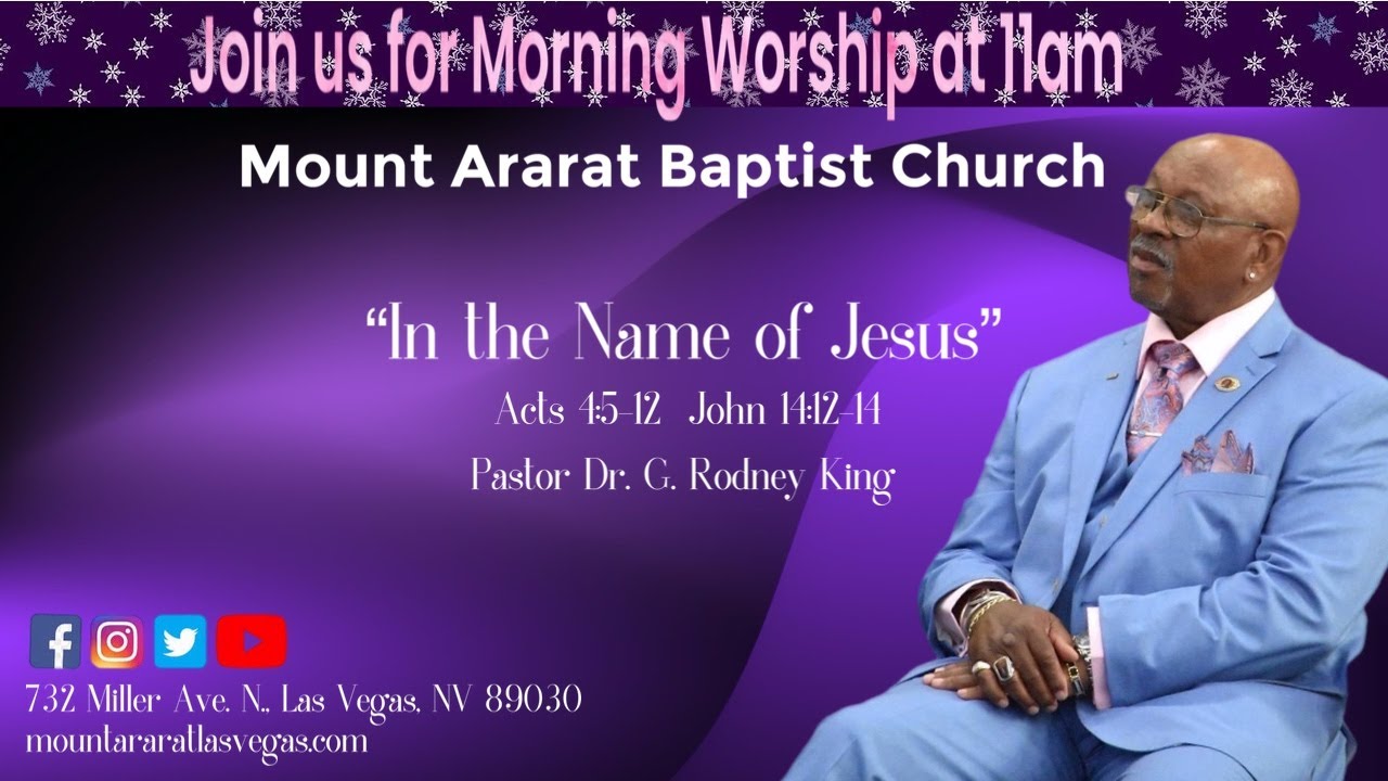 “In the Name Of Jesus”