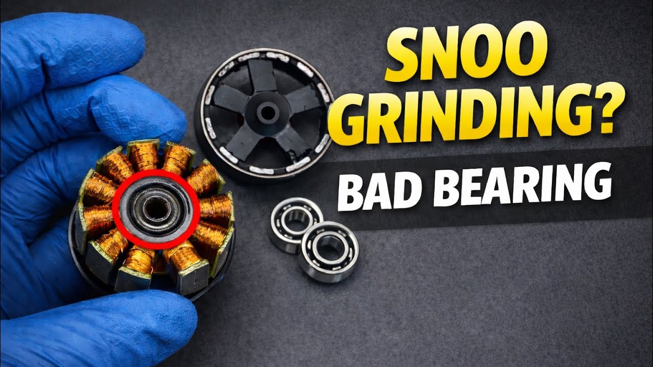 SNOO Motor Bearing Replacement (Fix Grinding, Vibration & Jerky Sway)