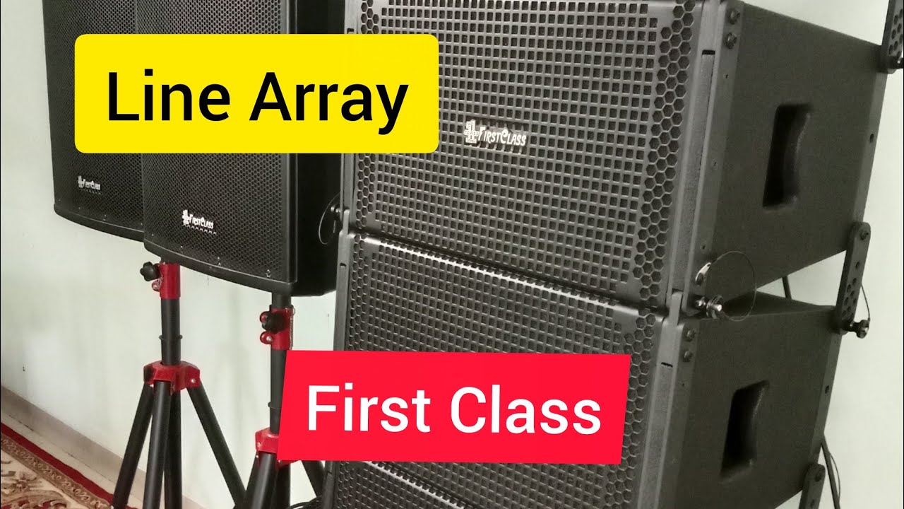 UNBOXING LINE ARRAY 'FIRST CLASS' 10 inch