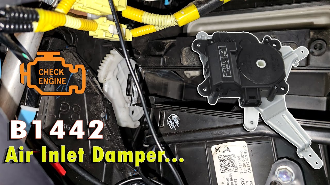 Fixing Toyota B1442 servo motor damper control | RAV4