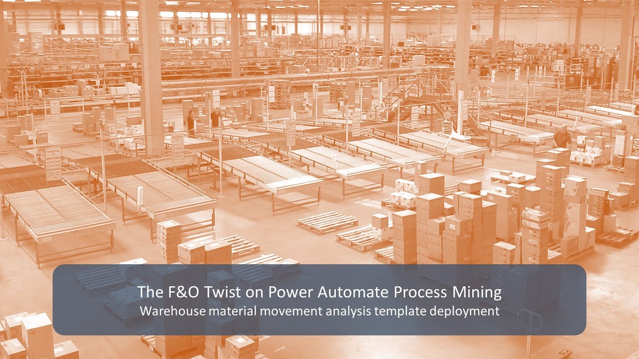 Warehouse material movement analysis template deployment