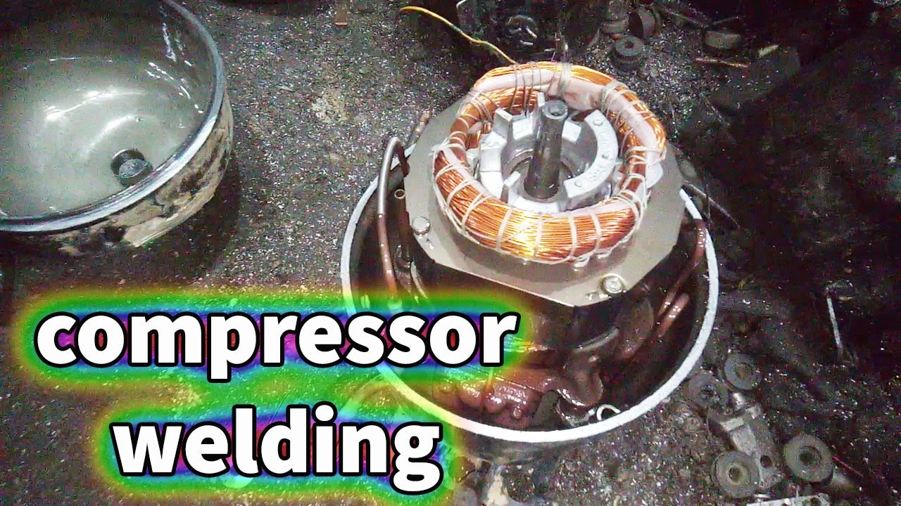 how to refrigerator compressor welding video tutorial electrical engineering 41