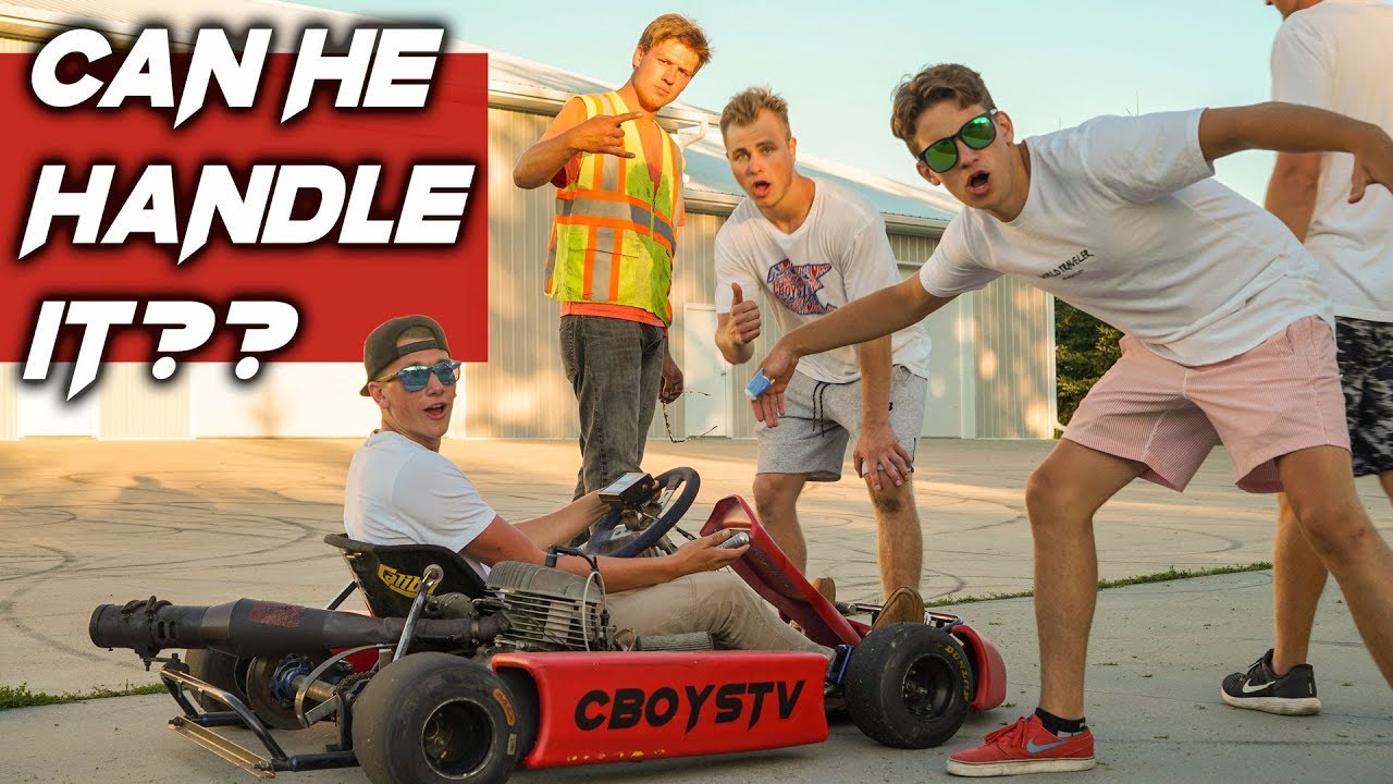 We Gave Him Our Shifter Kart..