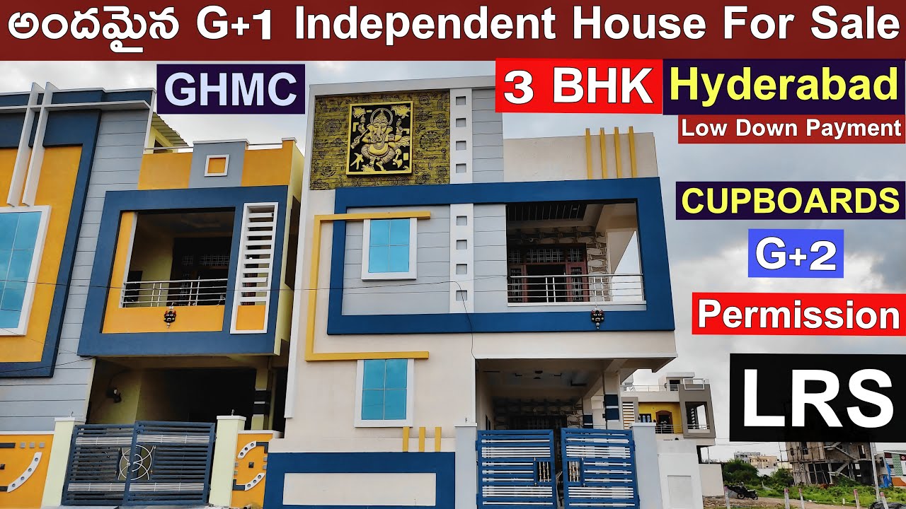 3 BHK Independent House For Sale In Hyderabad || G+1 || East Facing || 180 SQ YARDS || Hayathnagar