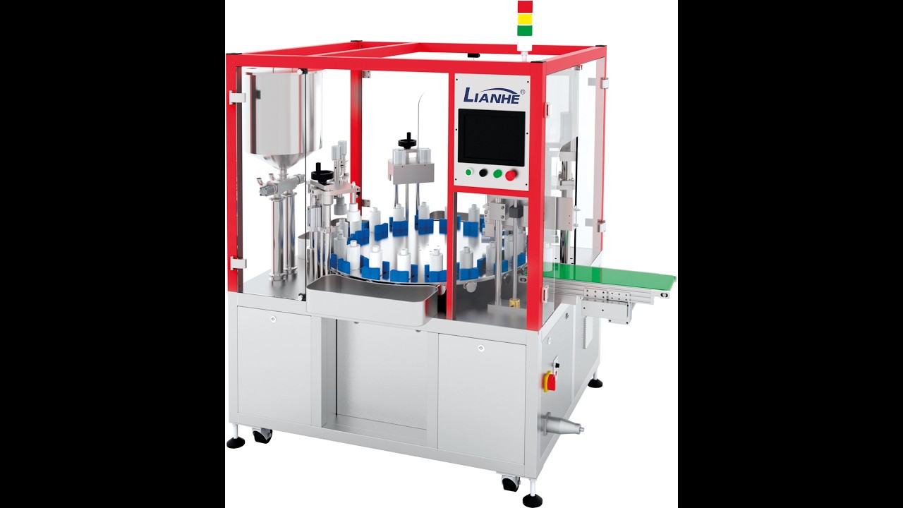 Automatic Cream & Lotion Rotary Filling Machine