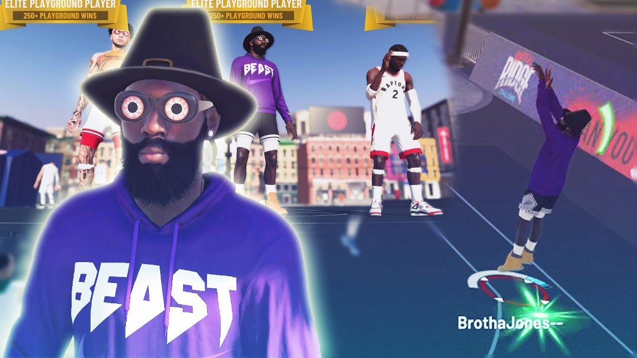 all LOCKDOWN DEFENDERS but we can only shoot 3s in nba 2k19 park...